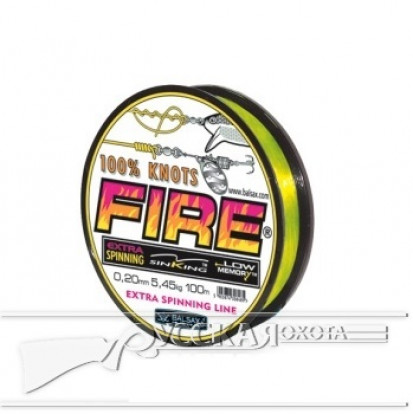 Леска Balsax 100м 0.40мм Fire 17,5кг 10057