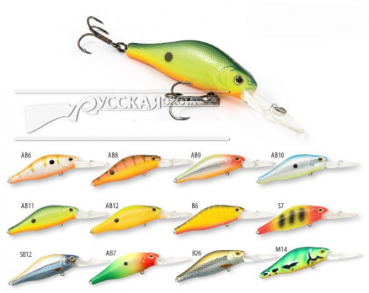 Воблер Raiden Shad 70F 8.8гр. #S7