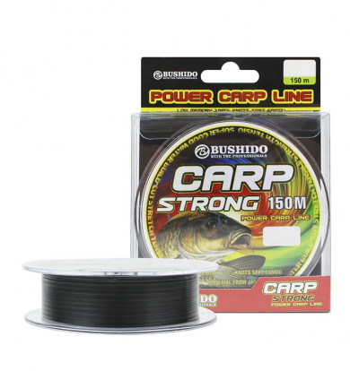 Леска Bushido 150м 0,18мм Carp Strong 02921