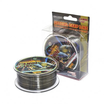 Леска Bushido 130м 0,30мм Camou carp 0442-030 80686