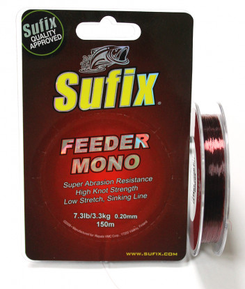Леска Sufix 150м 0,25мм 5,4кг Feeder Mono 