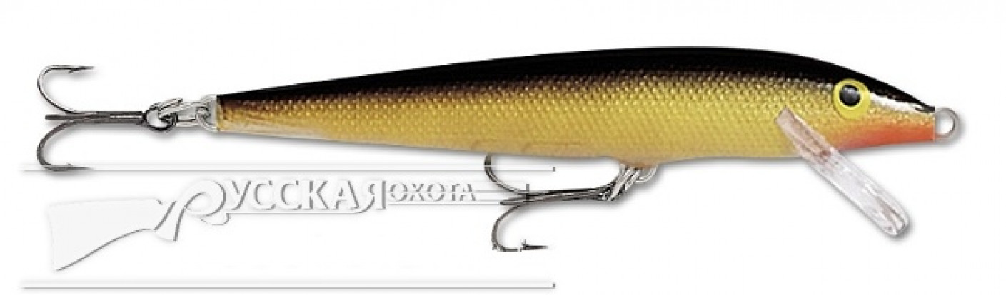 Воблер Rapala 5гр F-09 G Gold