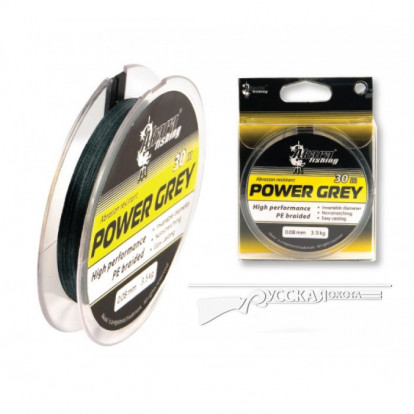 Шнур Akara 30м 0,06мм Power Grey 