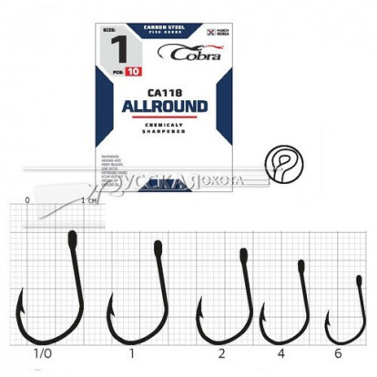 Крючки Cobra Allround CA118-006