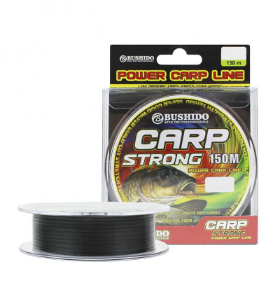 Леска Bushido 150м 0,16мм Carp Strong 0414-016 02896