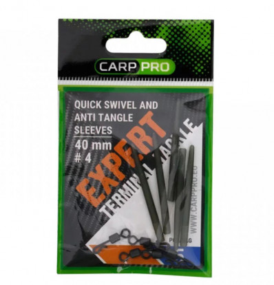 Вертлюг Carp Pro №4 быстротросьемный 6440-004